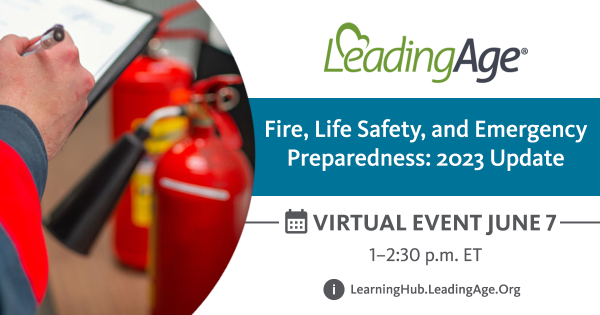 June 7 Webinar: Fire, Life Safety, and Emergency Preparedness