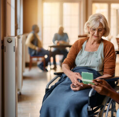 nurse assisting elderly woman explaining medication 1200 776