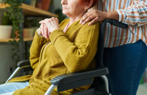 senior woman with nurse at nursing home 1200 776